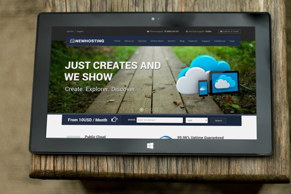 Tablet showing a cloud service website, representing whether Microsoft backs up Office 365 data