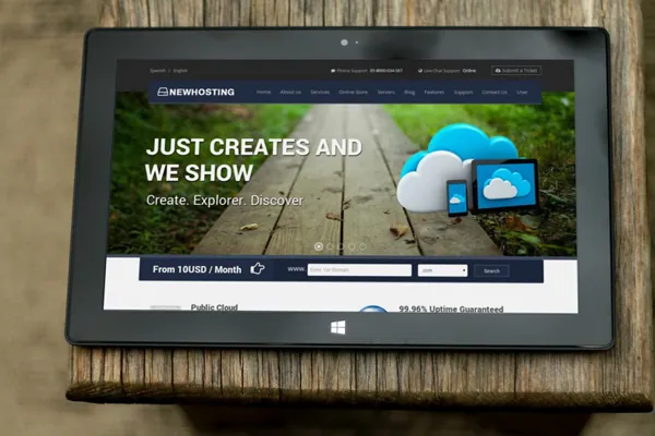 Tablet showing a cloud backup service on a wooden desk, illustrating how often businesses should back up data